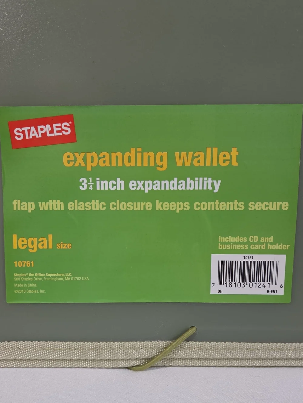 staples expanding folder wallet/paper organizer